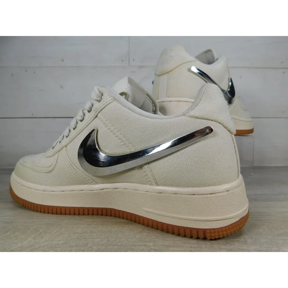 Nike Air Force 1 Low Travis Scott Sail AQ4211-101 Men's Size 7 Cactus Jack AF1